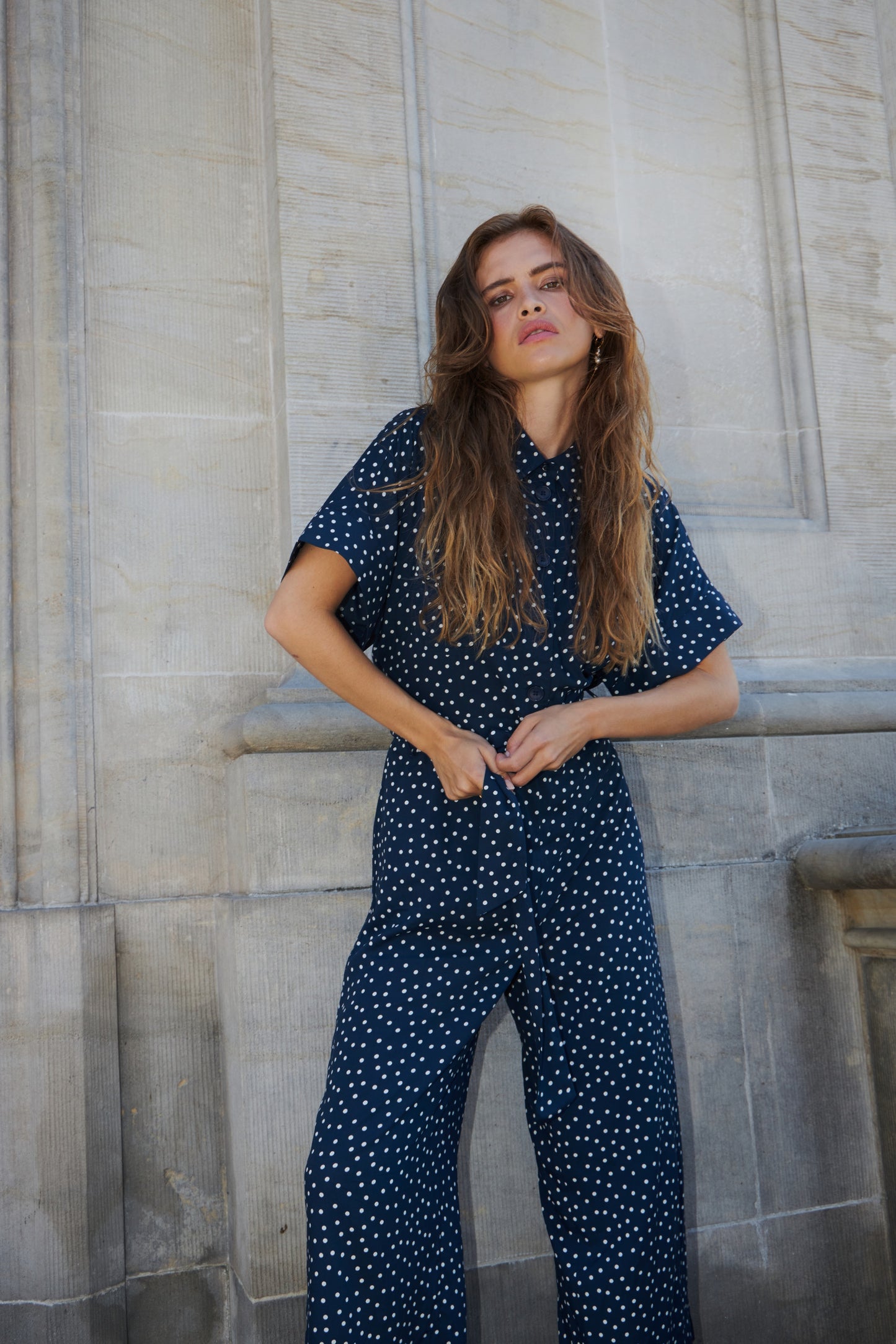 Lollys Laundry Mathilde Jumpsuit Pants 76 Dot Print