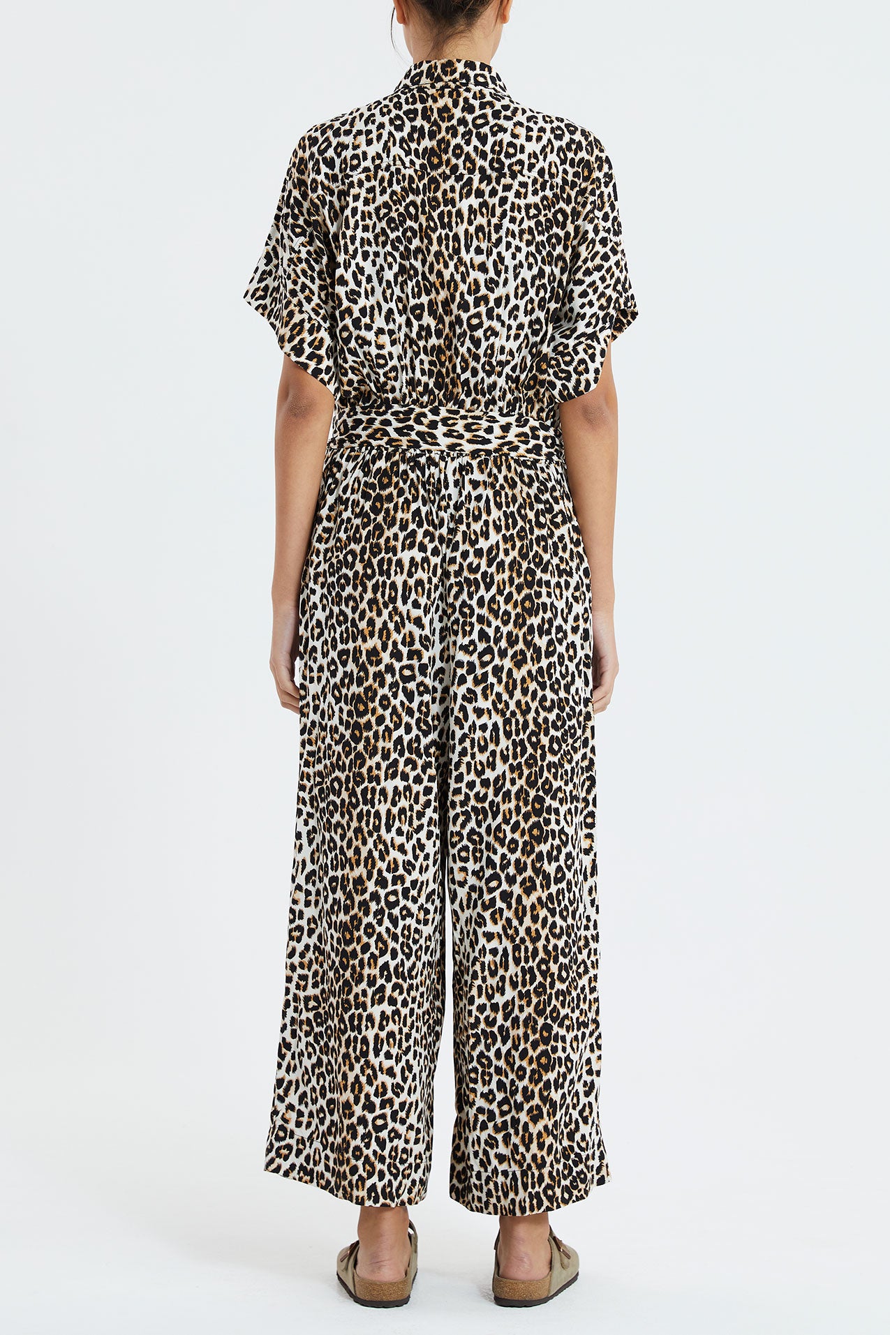 Lollys Laundry Mathilde Jumpsuit Pants 72 Leopard Print