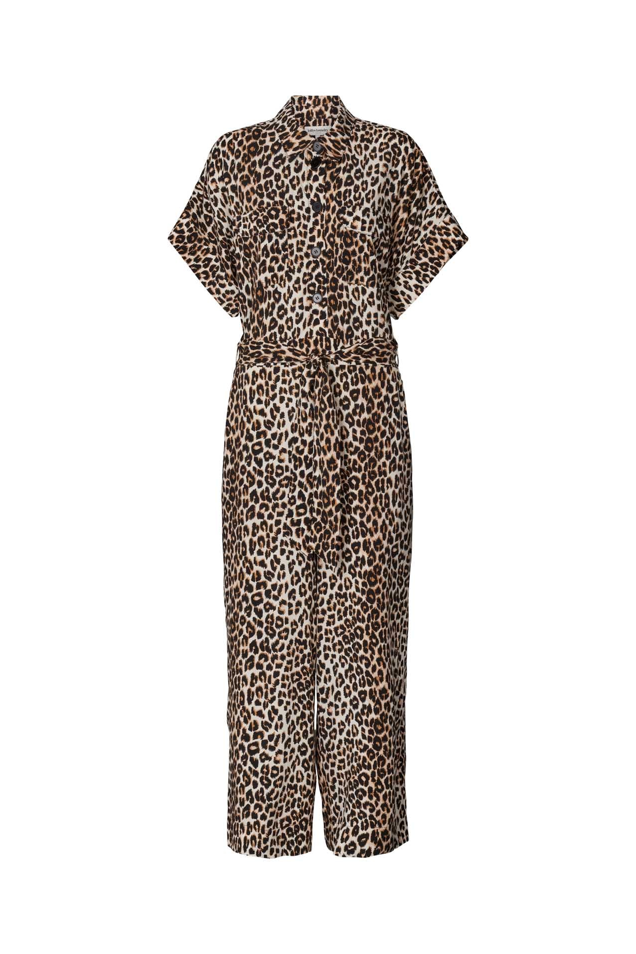 Lollys Laundry Mathilde Jumpsuit Pants 72 Leopard Print