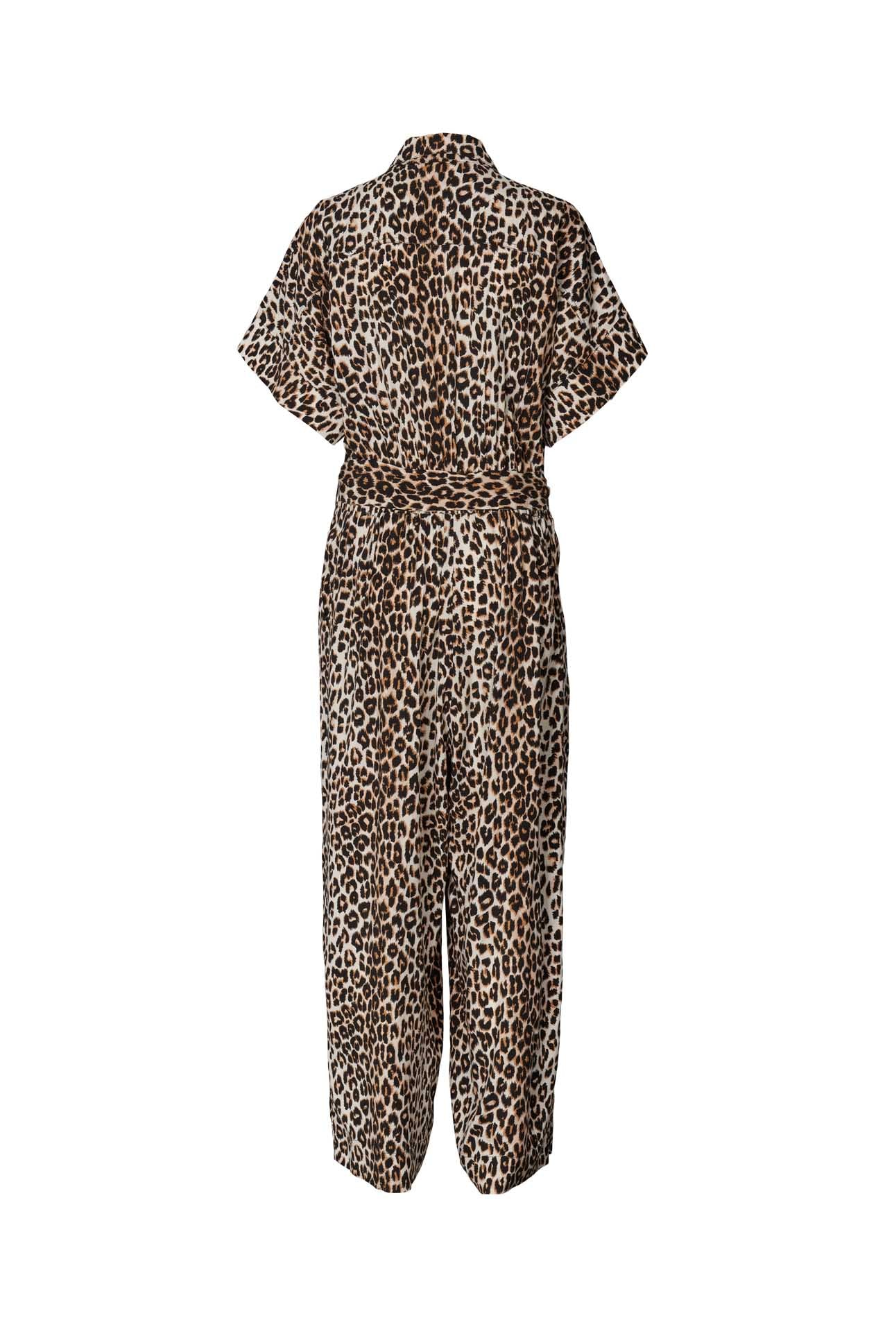 Lollys Laundry Mathilde Jumpsuit Pants 72 Leopard Print