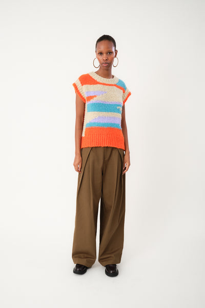 美品　6 ROKU WOOL NYLON COLOR POP KNIT VEST The Upside Nikko Knit Vest | Anthropologie