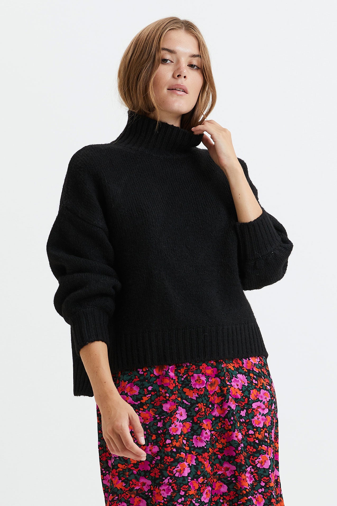 Lollys Laundry Mille Knit Jumper 99 Black