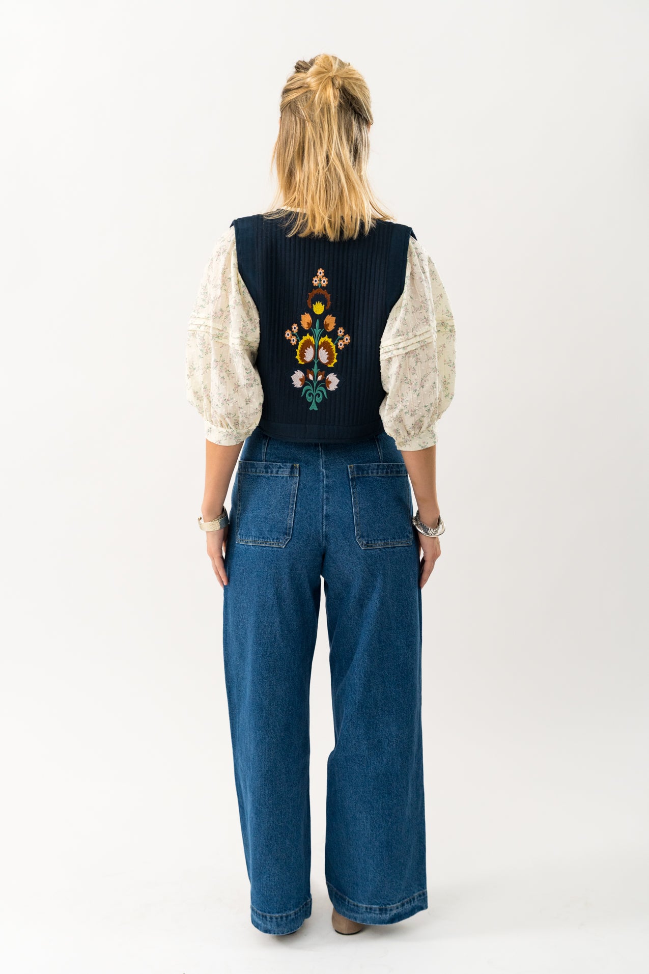 Lollys Laundry MistLL Vest Vest 23 Dark Blue
