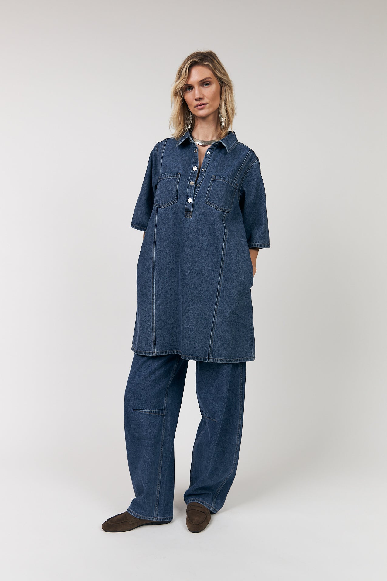 MolaLL Denim Dress - Blue