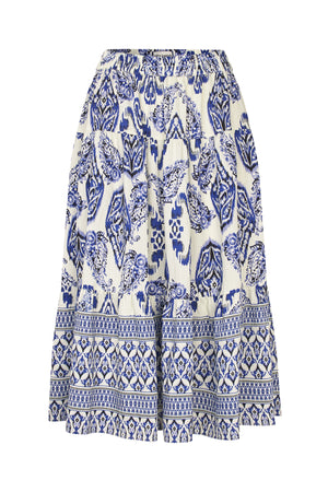 Lollys Laundry MorningLL Midi Skirt Skirt 20 Blue