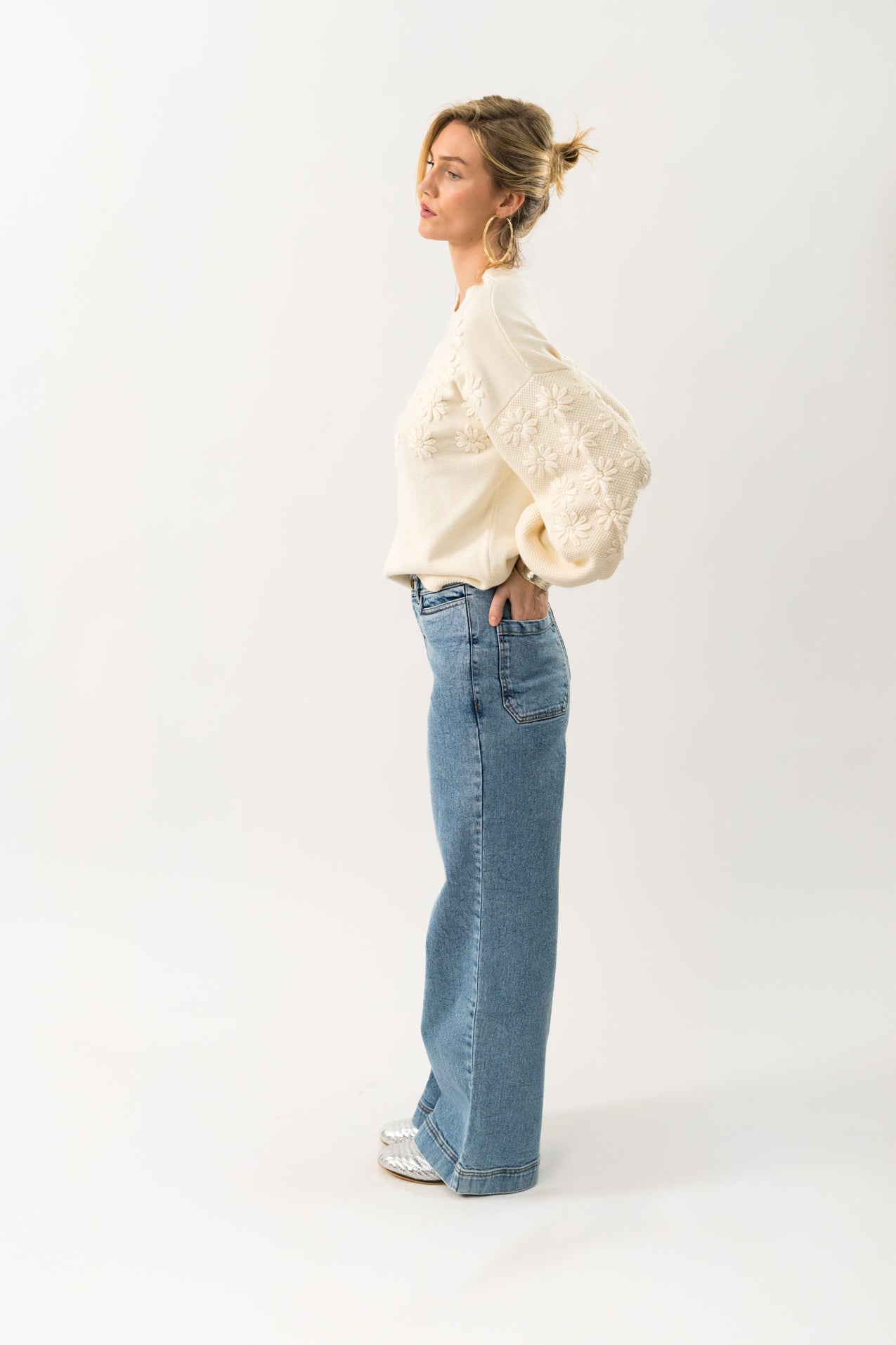 Lollys Laundry MusaLL Knit Jumper Jumper 02 Creme