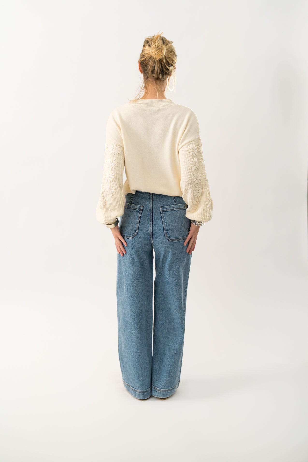 Lollys Laundry MusaLL Knit Jumper Jumper 02 Creme