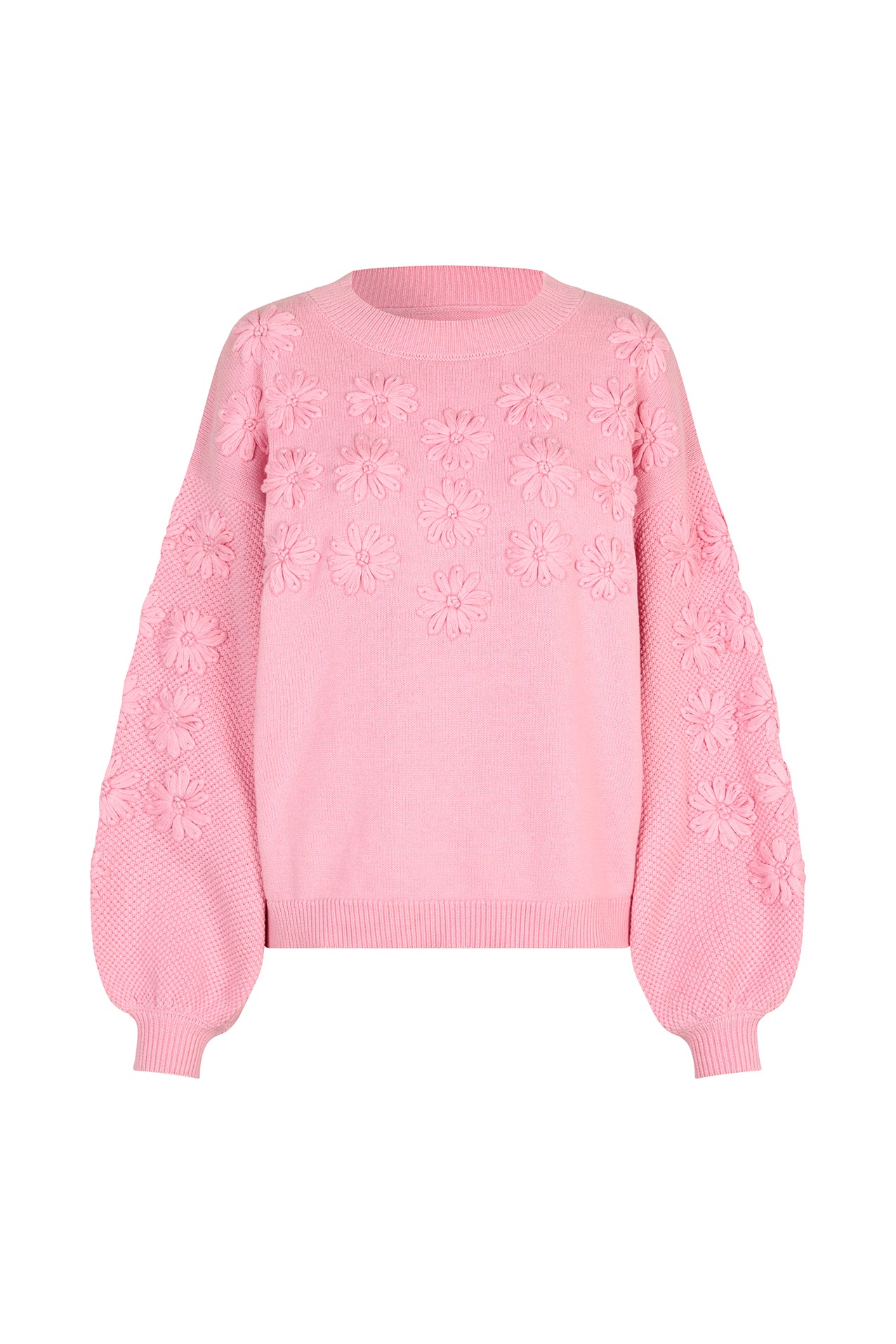Lollys Laundry MusaLL Knit Jumper Jumper 98 Neon Pink