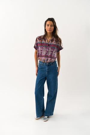 Lollys Laundry MyaLL Shirt SS Shirt 74 Flower Print