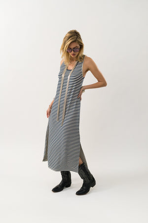 Lollys Laundry MylaLL Maxi Dress SL Dress 23 Dark Blue