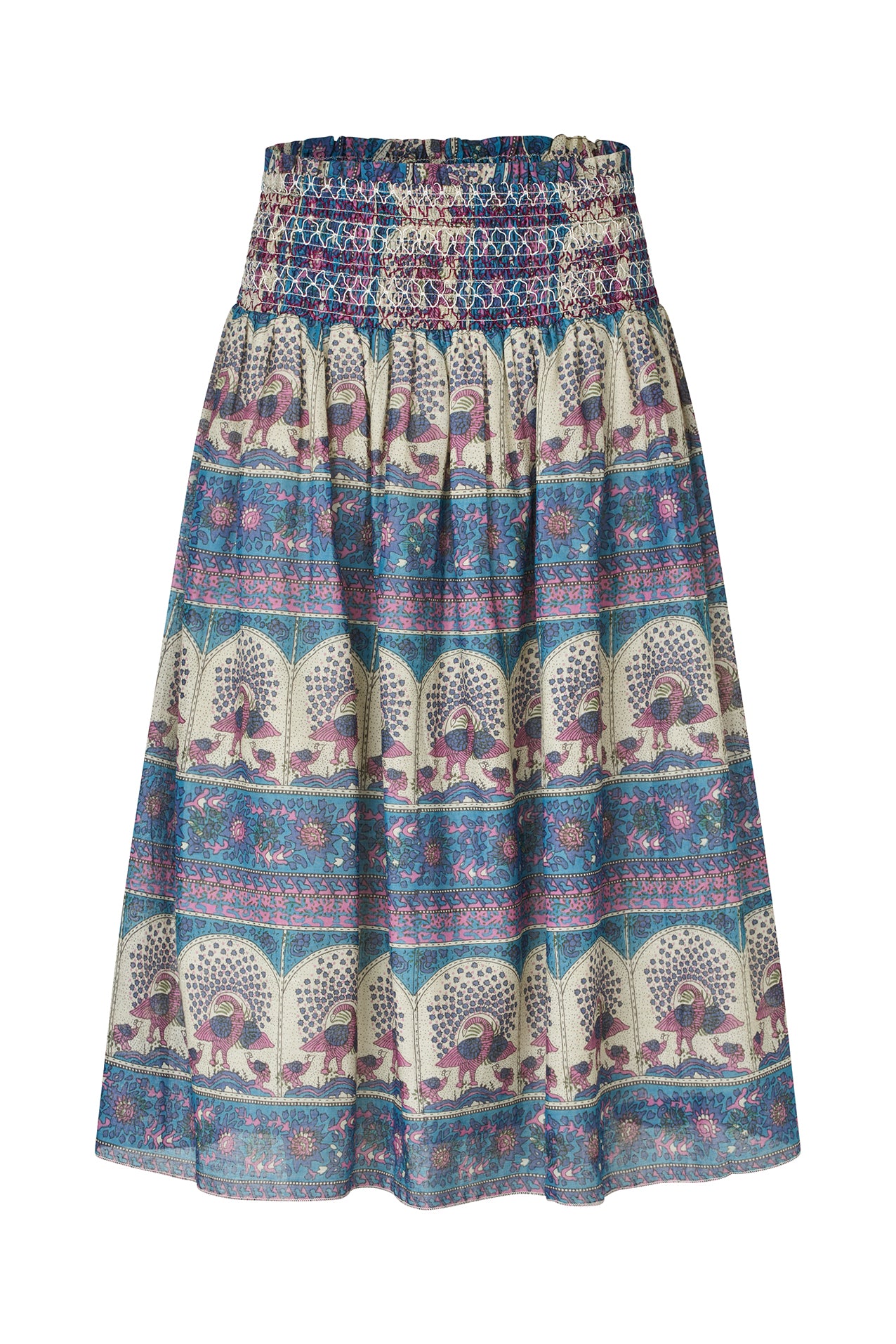 MyraLL Midi Skirt - Blue