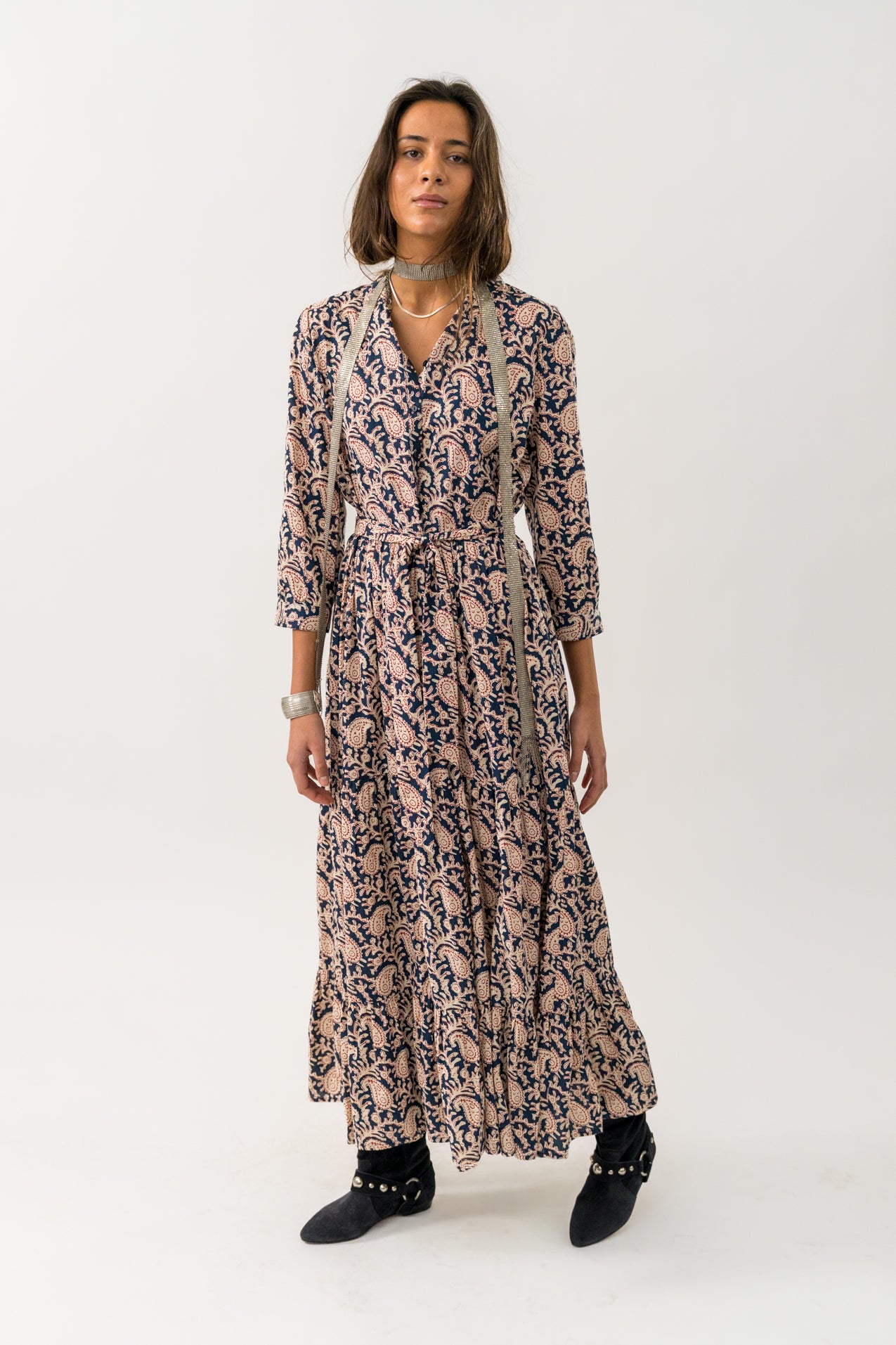 Lollys Laundry NeeLL Maxi Dress 3/4 Dress 64 Graphic Print