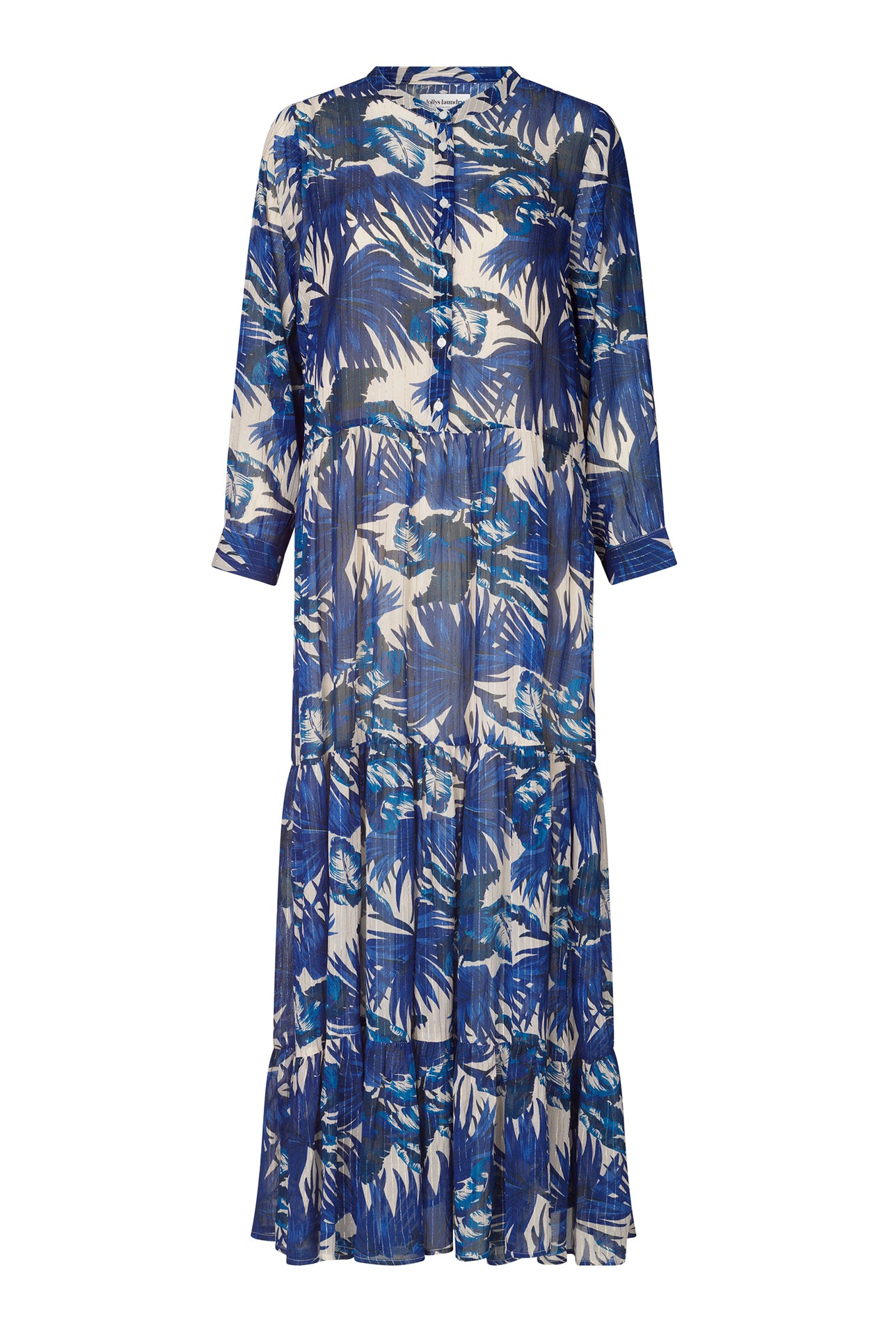 NeeLL Maxi Dress LS - Blue – LOLLYS LAUNDRY