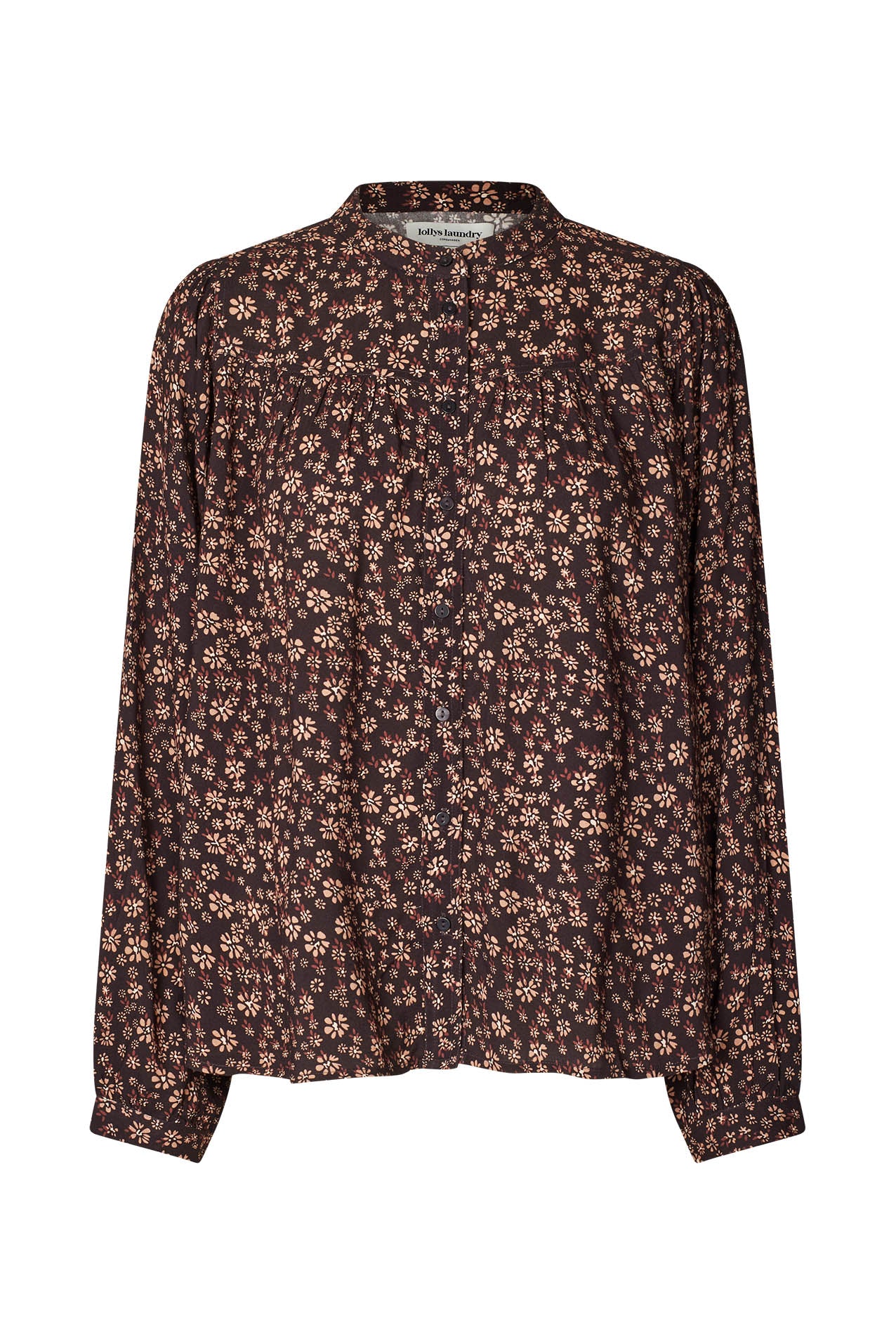 Lollys Laundry NickyLL Shirt Shirt 87 Dark Mokka