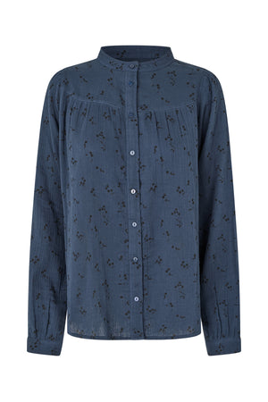 Lollys Laundry NickyLL Shirt LS Shirt 23 Dark Blue