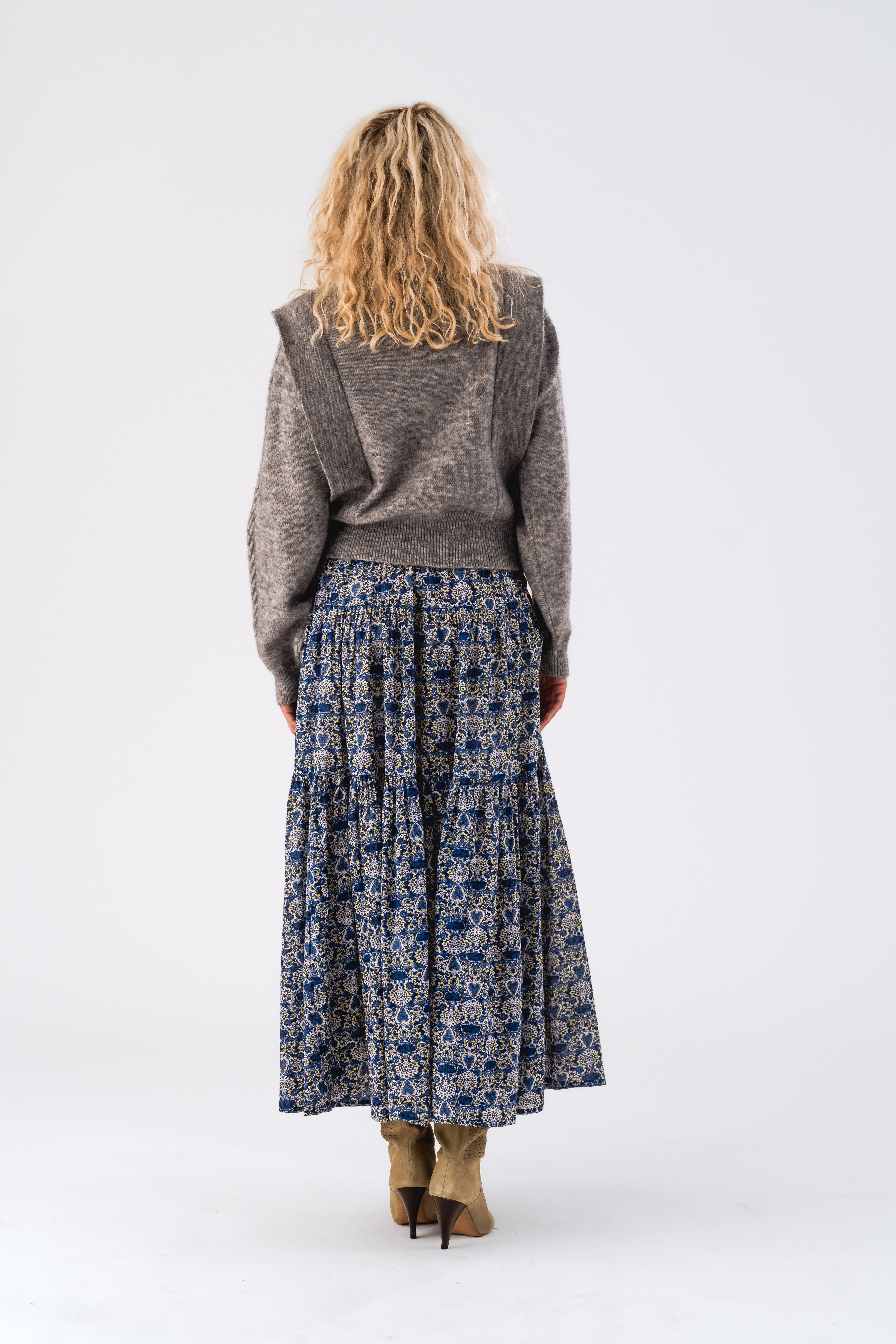 Lollys Laundry NoviaLL Knit Cardigan Cardigan 13 Light Grey Melange