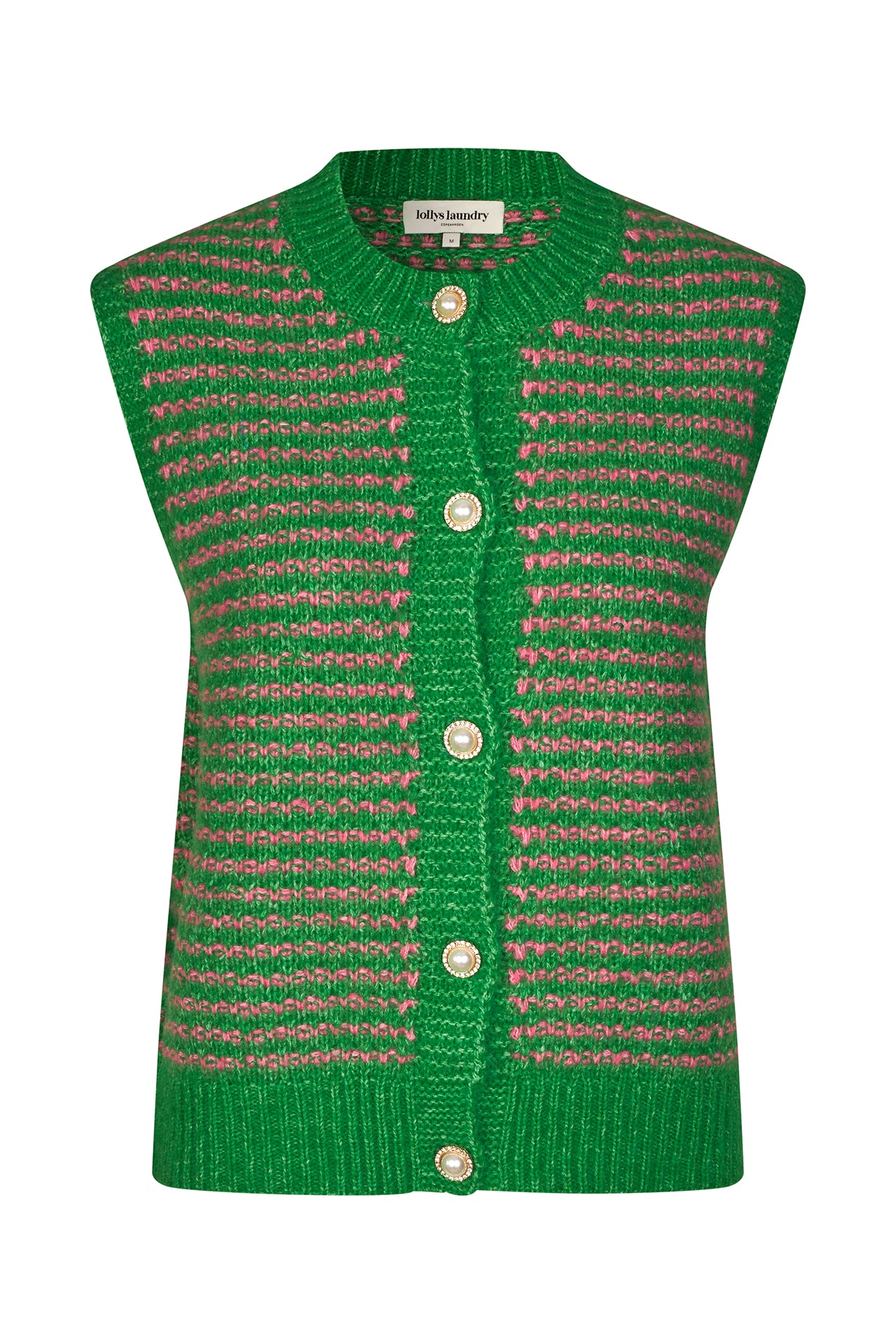 Lollys Laundry NynneLL Knit Vest SL Vest 40 Green