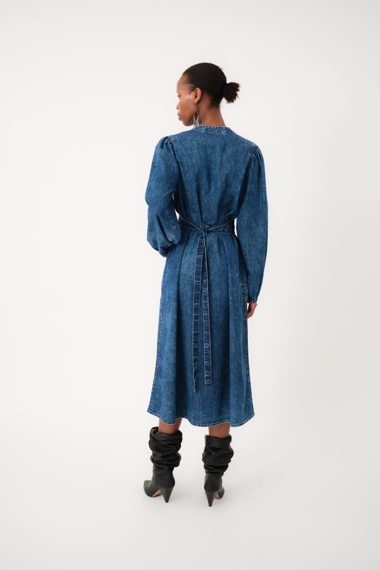 Lollys Laundry ParisLL Midi Dress Dress 20 Blue