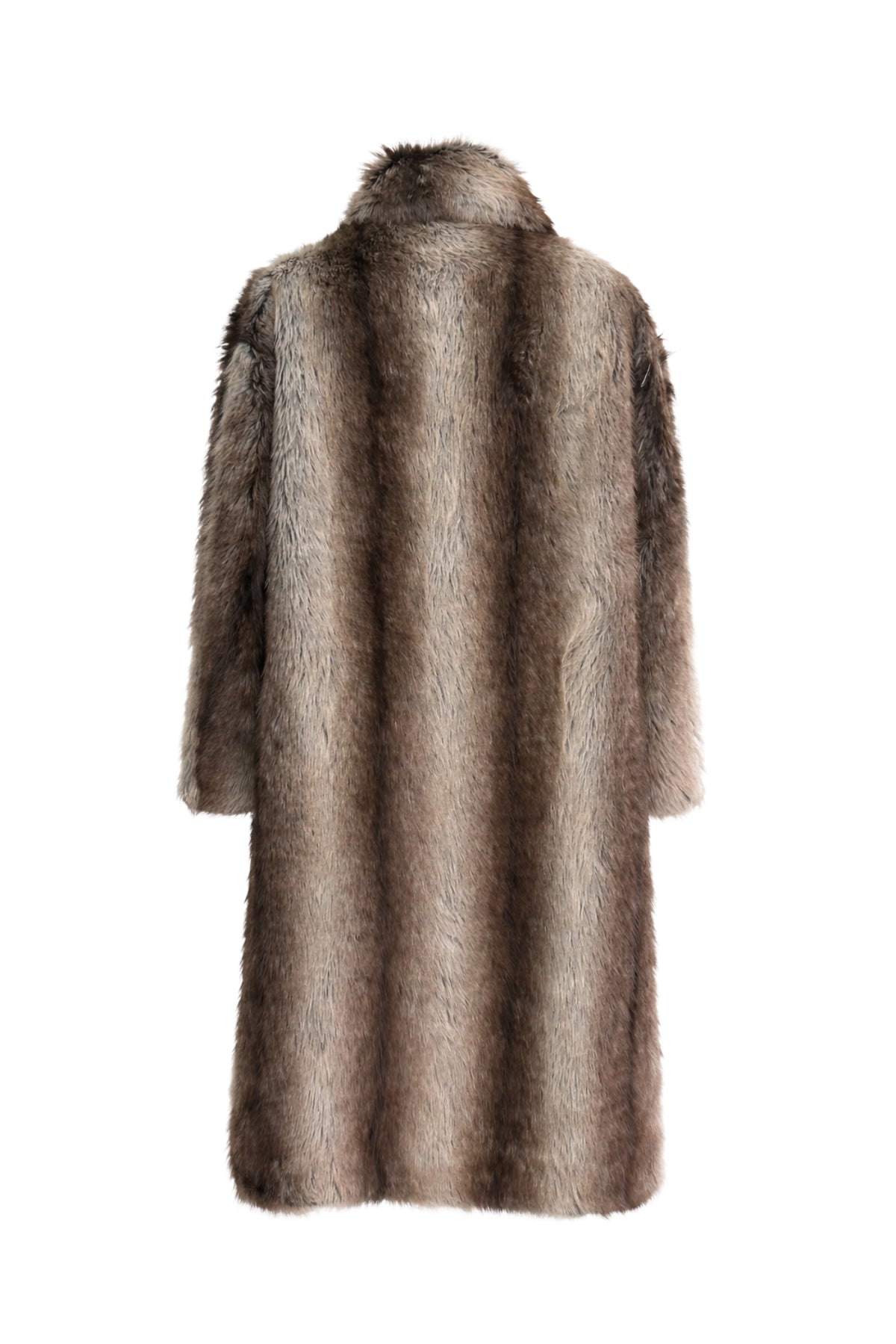 Lollys Laundry PetuniaLL Long Faux Fur Jacket Outerwear  59 Brown