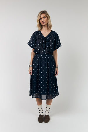 Lollys Laundry PineLL Blouse Blouse 23 Dark Blue