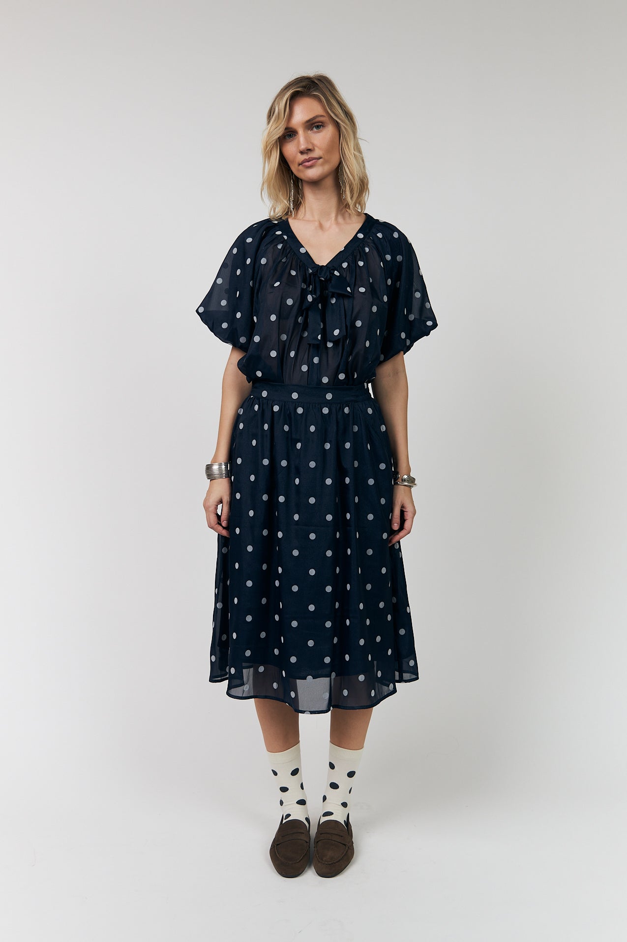 PineLL Blouse - Dark Blue