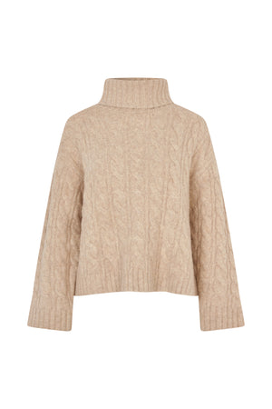 Lollys Laundry ResnoLL Knit Jumper Jumper 04 Sand
