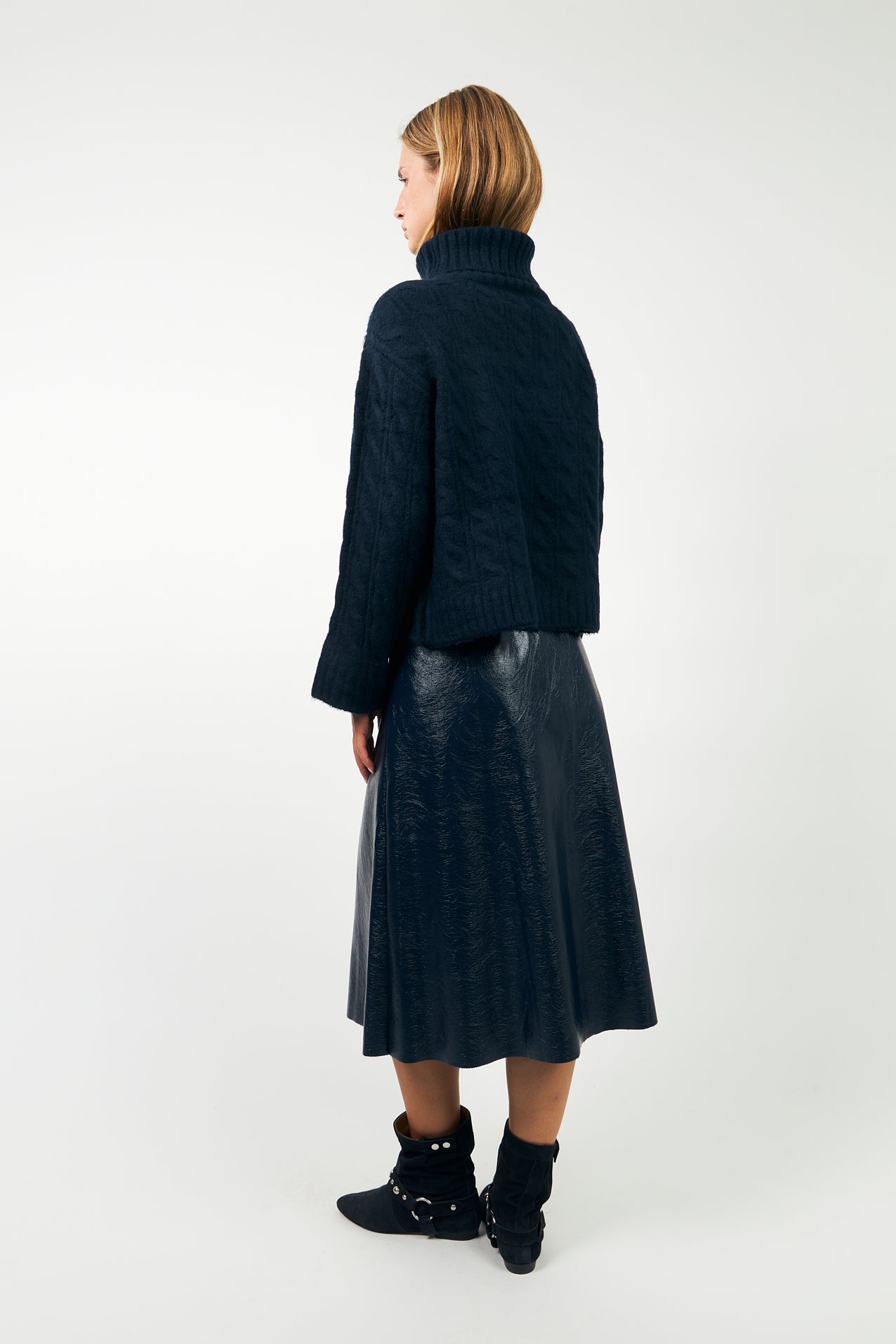 ResnoLL Knit Jumper - Dark Blue
