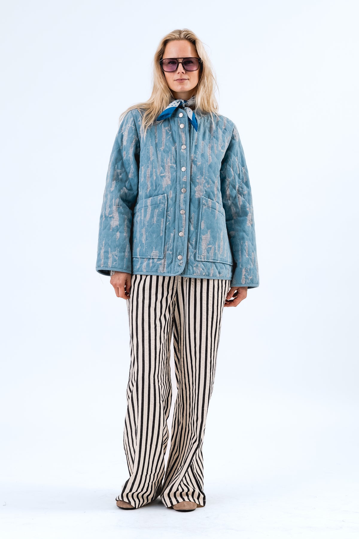 Lollys Laundry RomeLL Jacket Jacket 100 Washed Denim