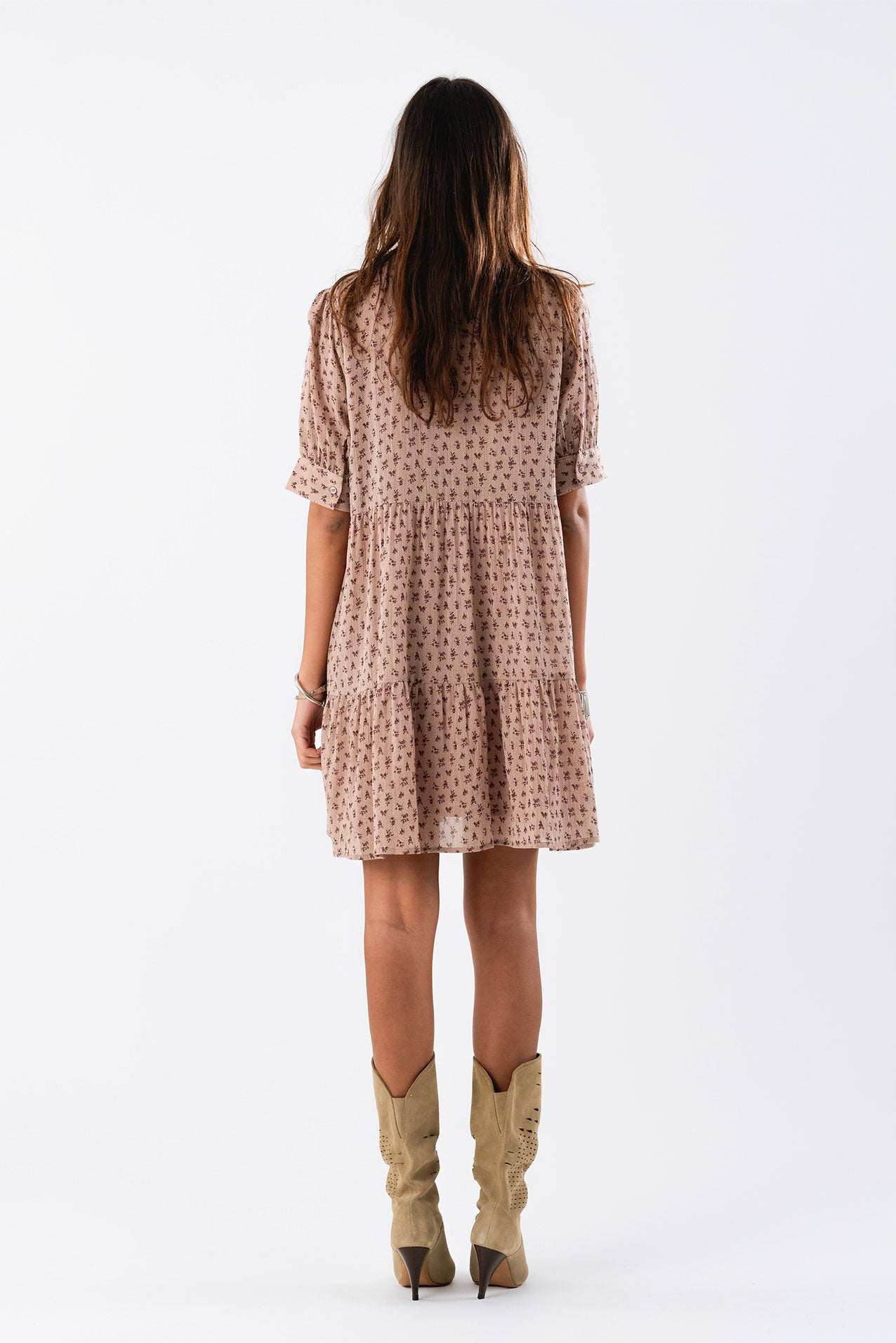 SabineLL Short Dress SS - Flower Print