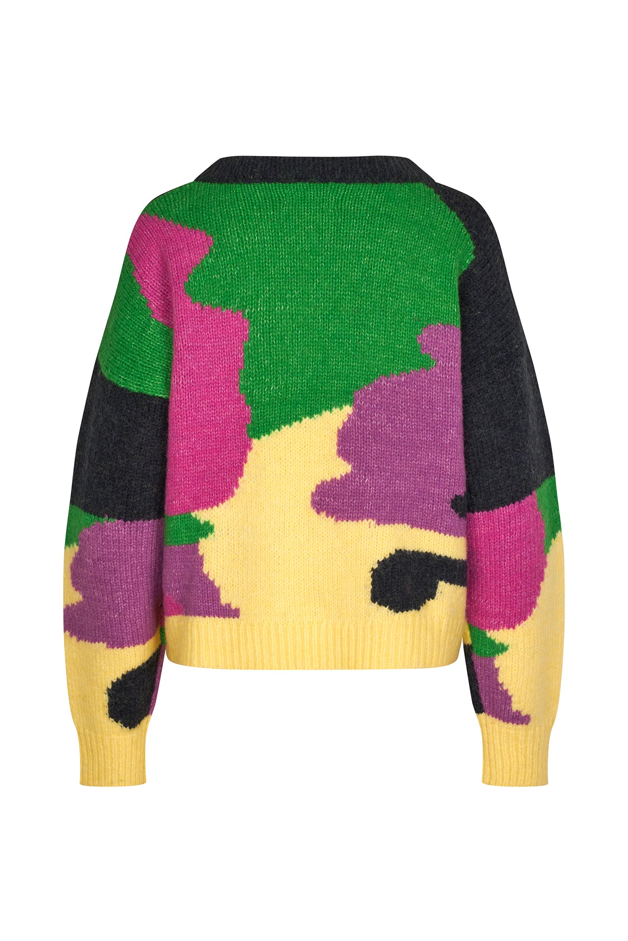 Pink purple blue yellow sweater online