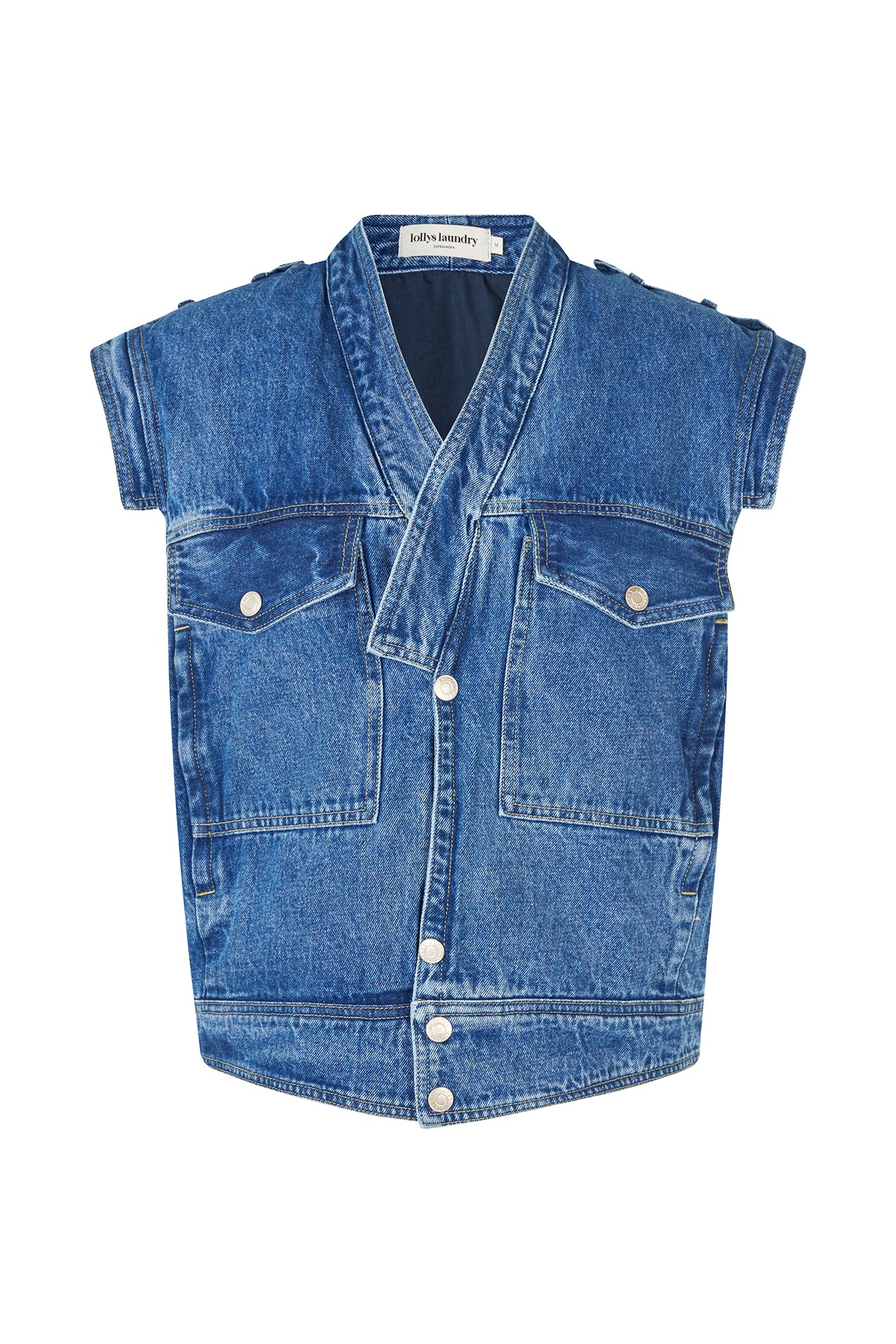 Lollys Laundry SamLL Vest SL Vest 20 Blue