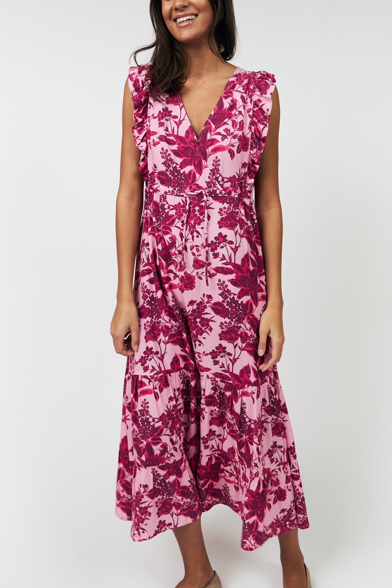 SamoLL Midi Dress - 51 Pink