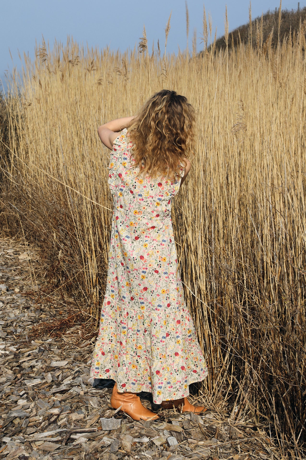 SamoLL Midi Dress - Flower Print