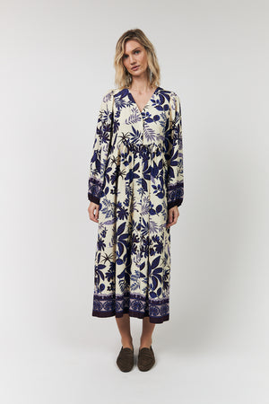 Lollys Laundry SaraiLL Maxi Dress Dress 74 Flower Print