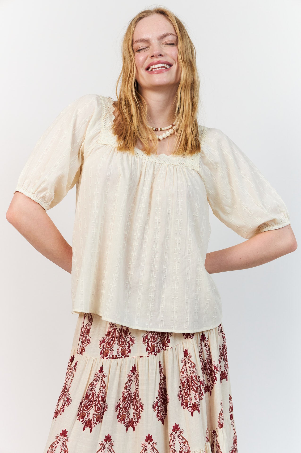 SashaLL Blouse - Creme