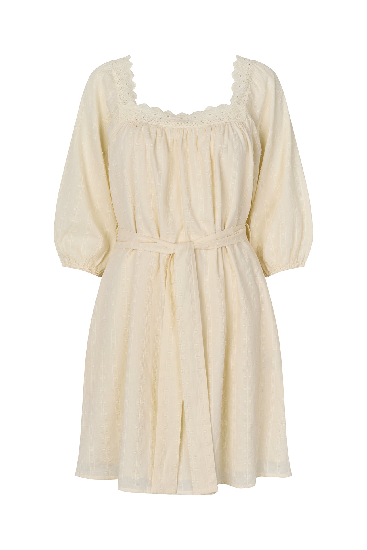 SasharLL Short Dress - Creme