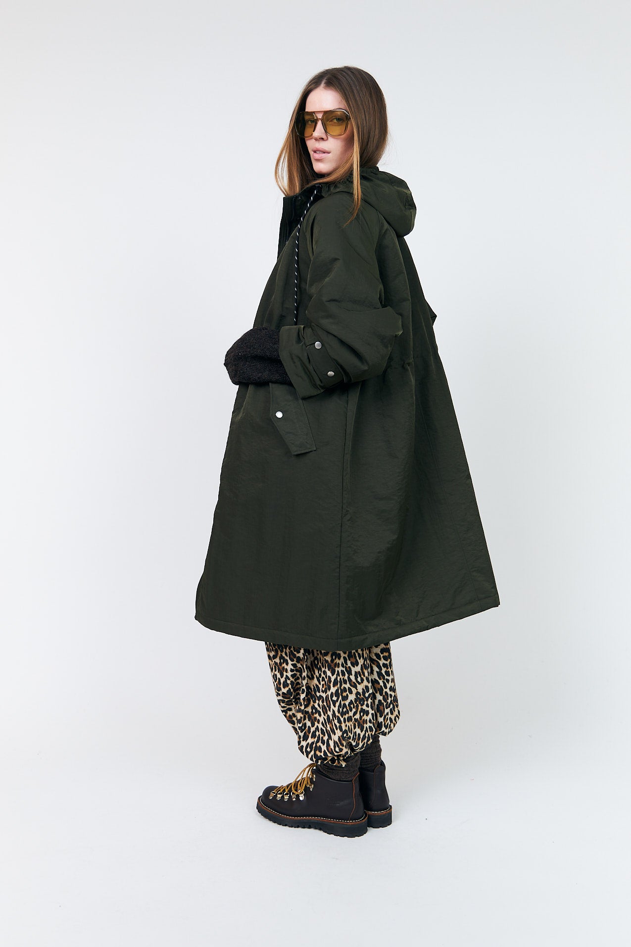 Lollys Laundry SheaLL Coat Long Outerwear 42 Dark Green