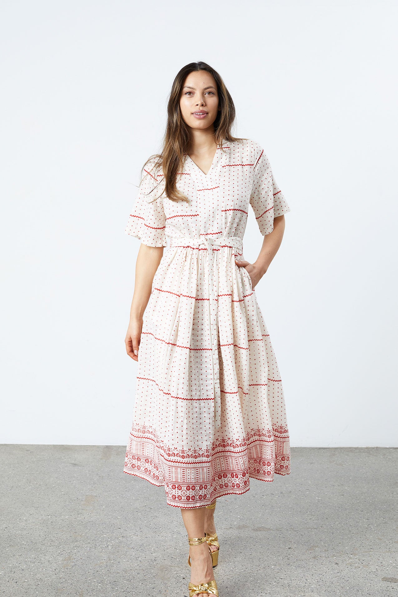 Lollys Laundry Sumia Dress Dress 76 Dot Print