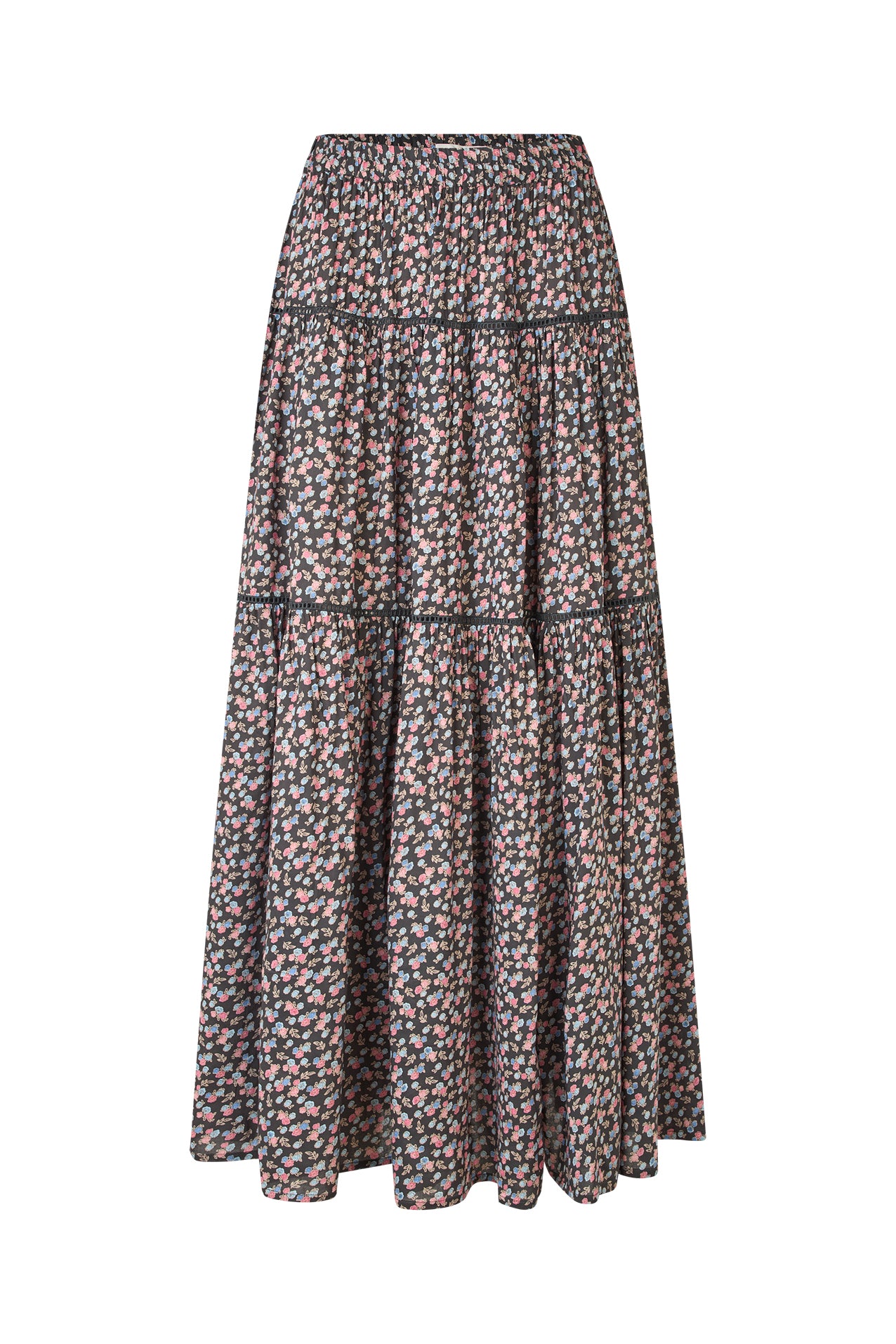 Lollys Laundry SunsetLL Maxi Skirt Skirt 18 Washed Black
