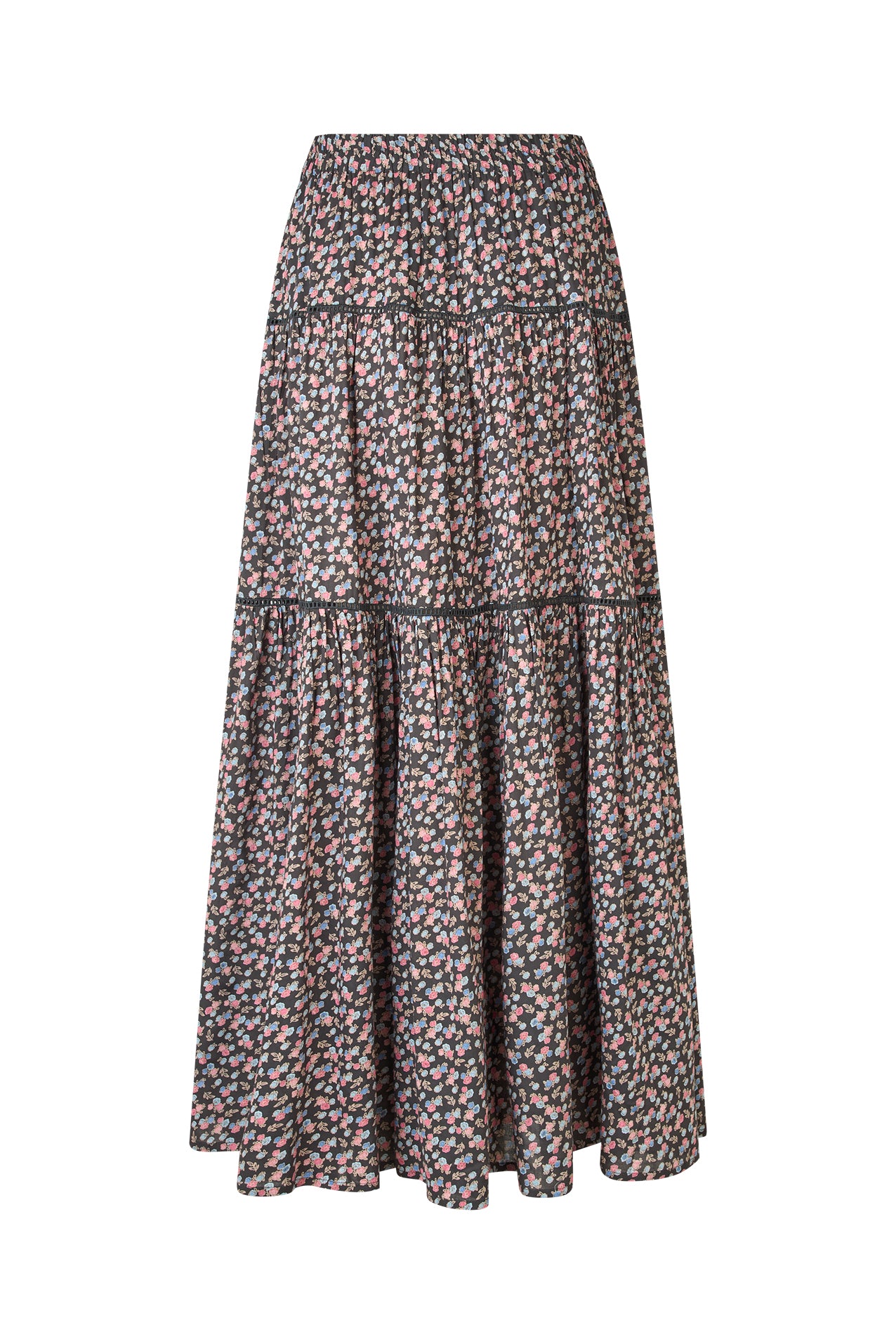 Lollys Laundry SunsetLL Maxi Skirt Skirt 18 Washed Black
