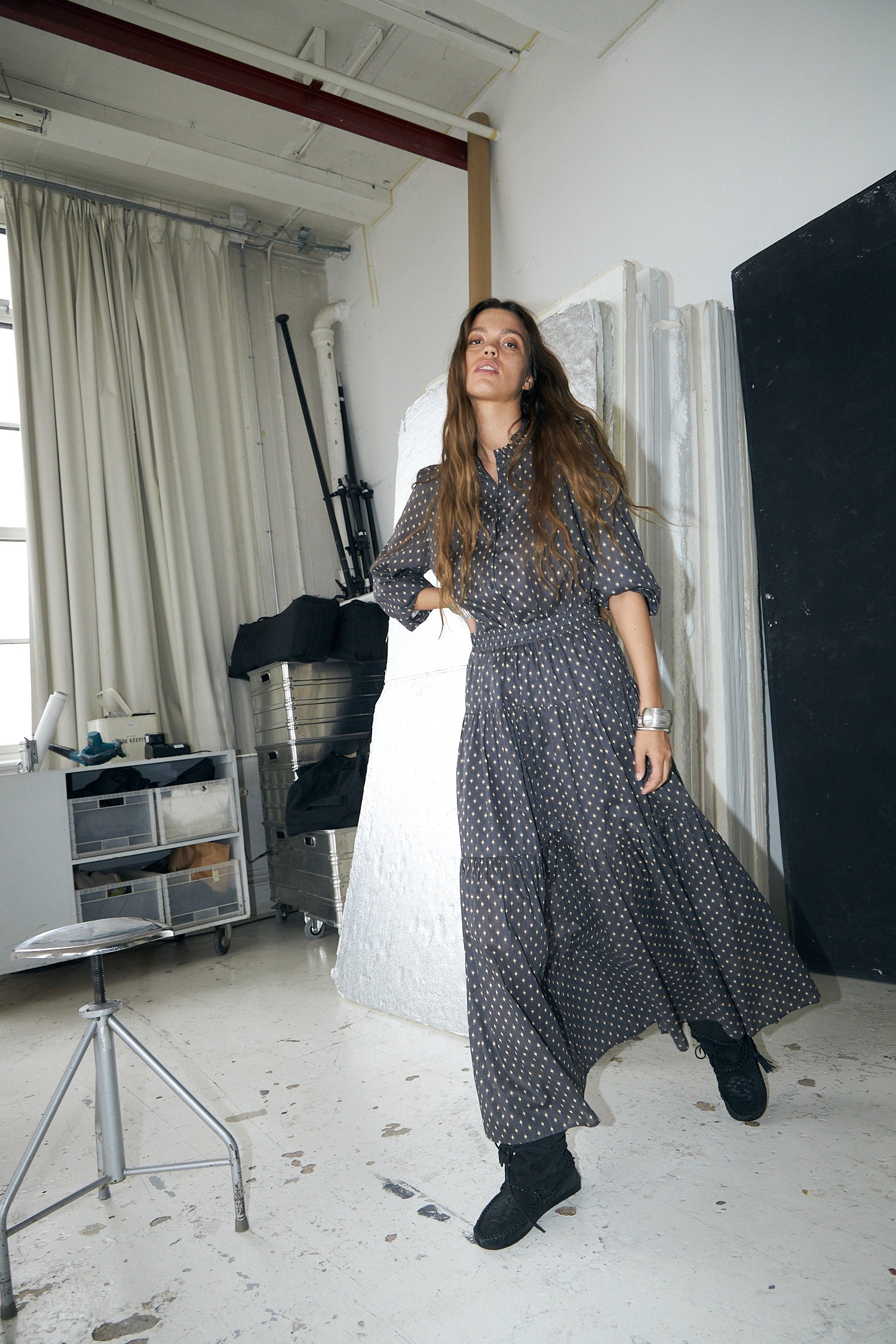 SunsetLL Maxi Skirt - Dark Blue