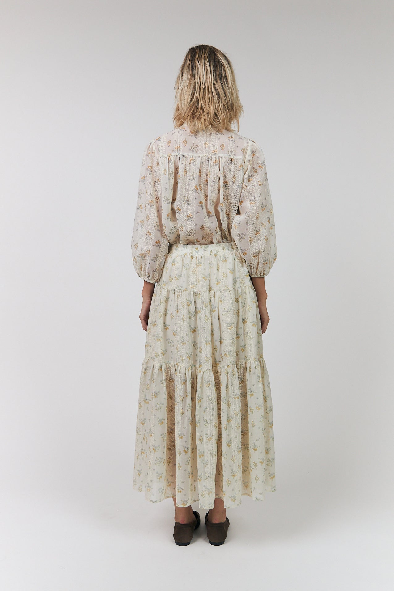 SunsetLL Maxi Skirt - 02 Creme