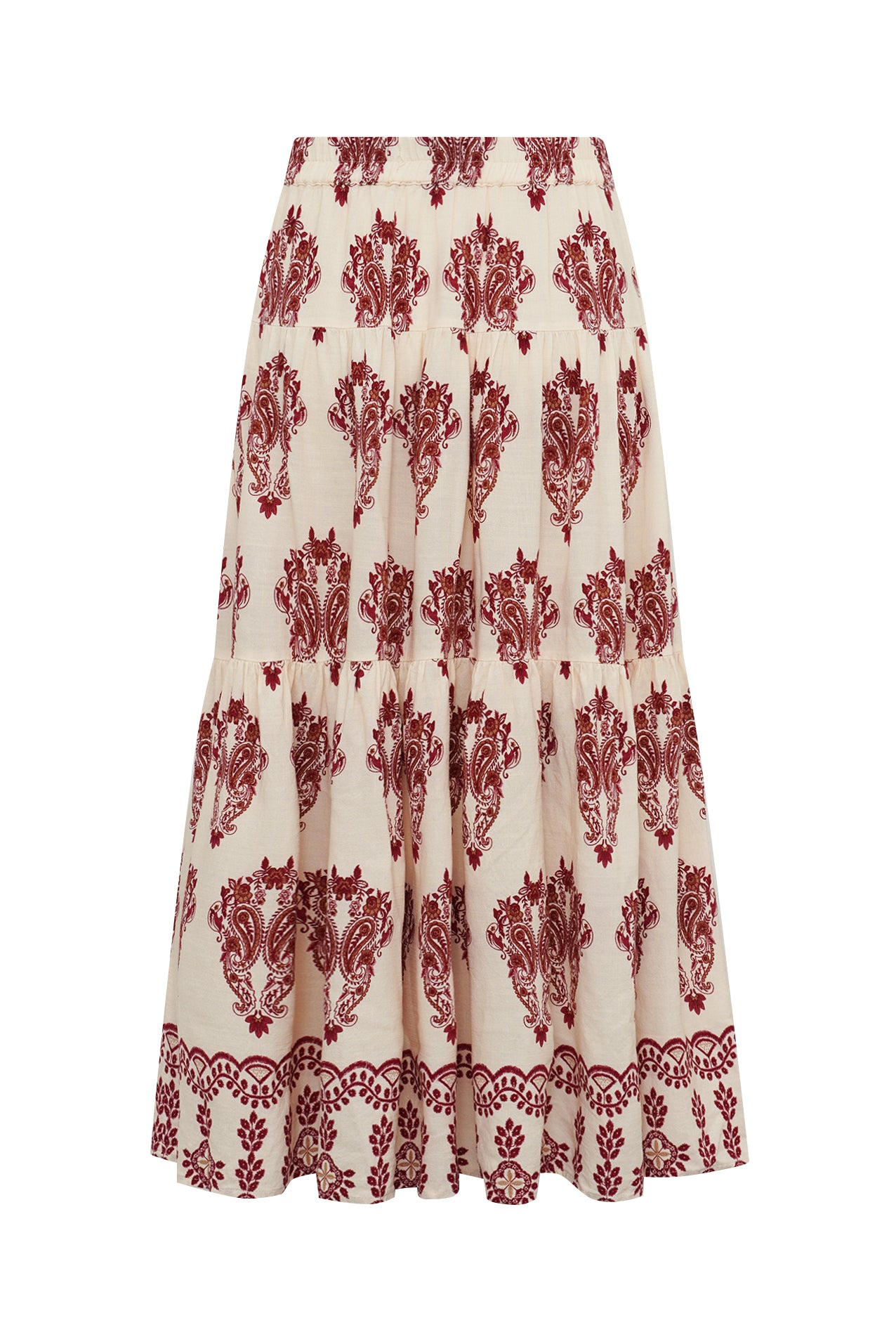 SunsetLL Maxi Skirt - Creme