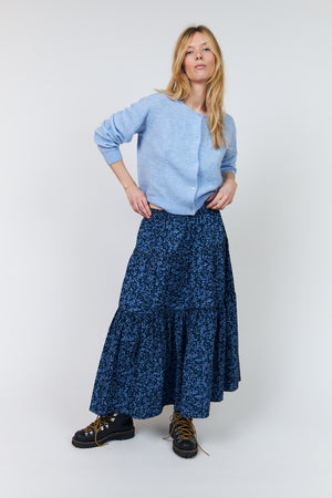 Lollys Laundry SunsetLL Maxi Skirt Skirt 23 Dark Blue
