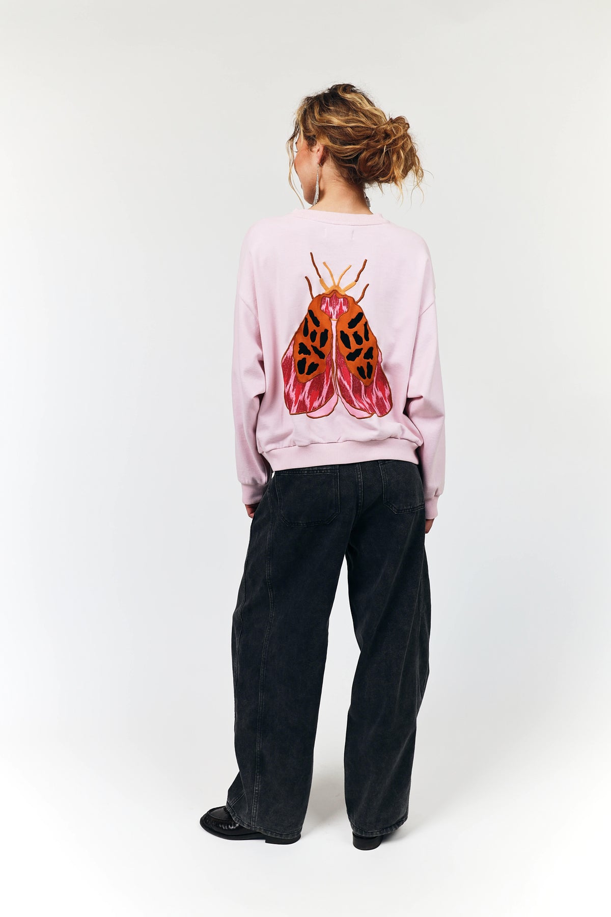 Lollys Laundry SydneyLL Butterfly Sweatshirt Sweatshirt  84 Light Pink