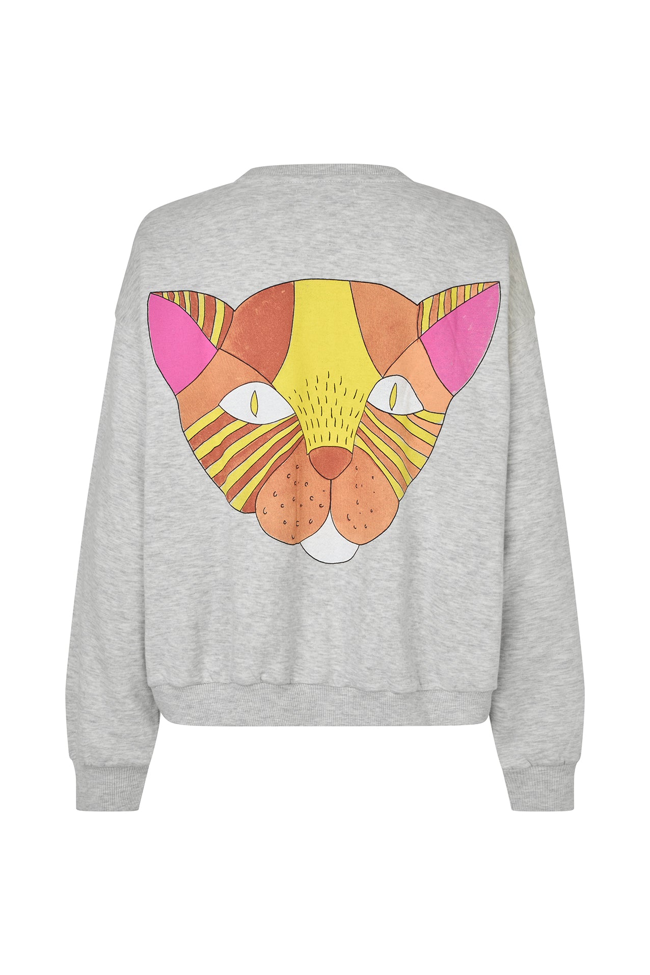 SydneyLL Cat Sweatshirt - Light Grey Melange