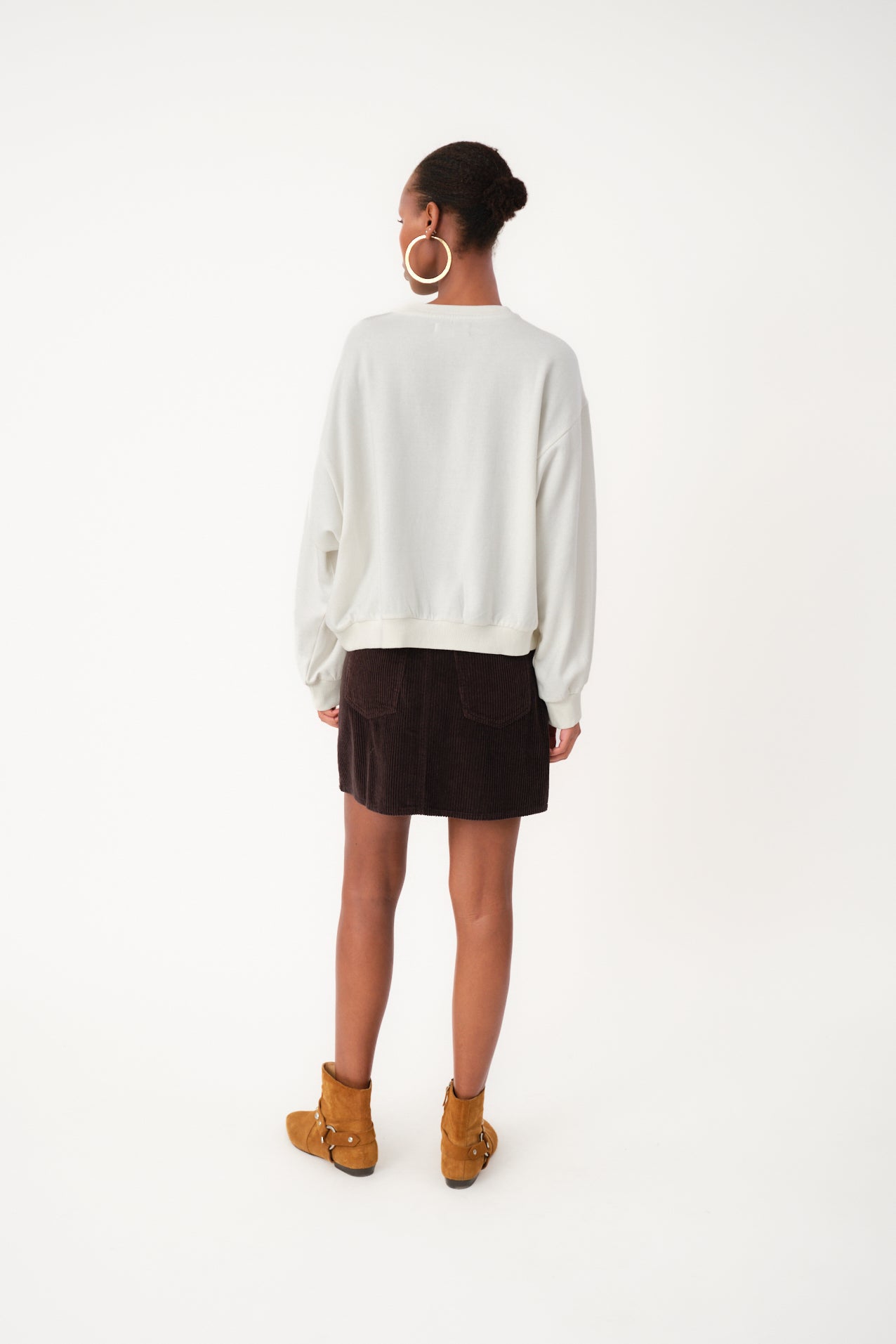 Lollys Laundry SydneyLL Leopard Sweatshirt Sweatshirt 01 White