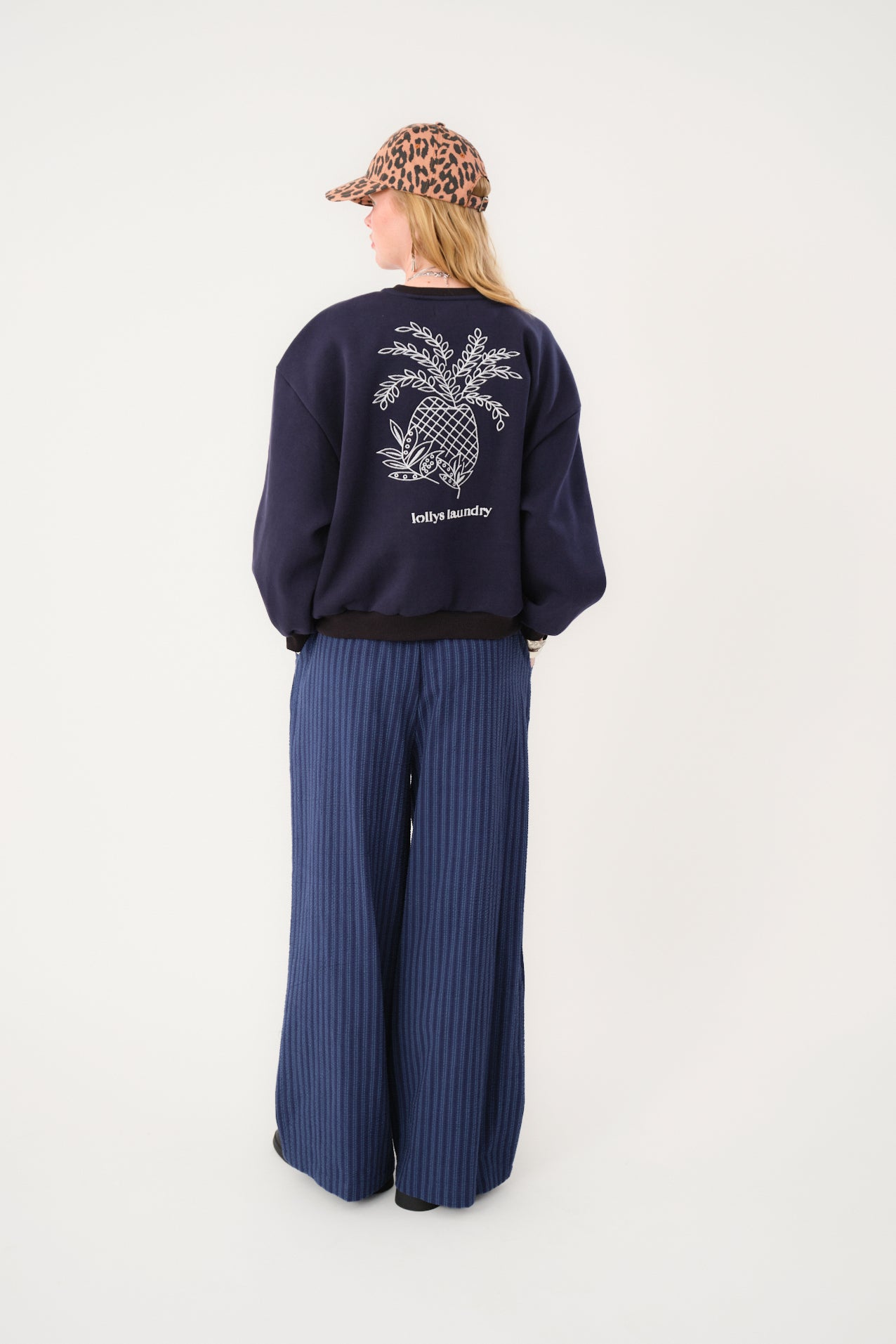 Lollys Laundry SydneyLL Pineapple Sweatshirt Sweatshirt 23 Dark Blue