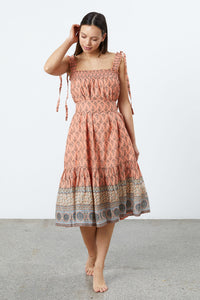 Tabitha Dress - Coral