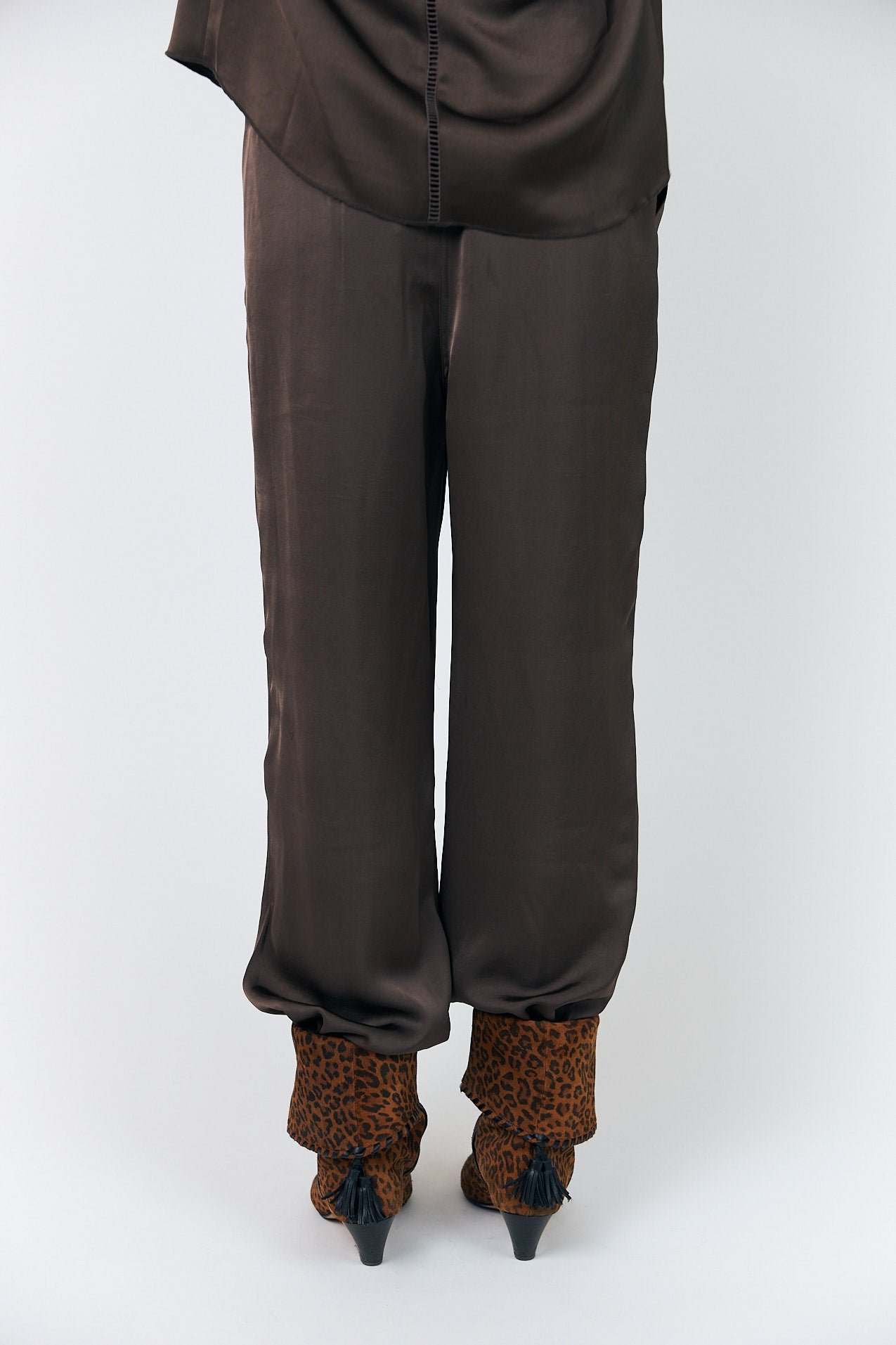 Lollys Laundry TalmaLL Pants Pants 87 Dark Mokka